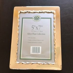 Silver plated picture frame
